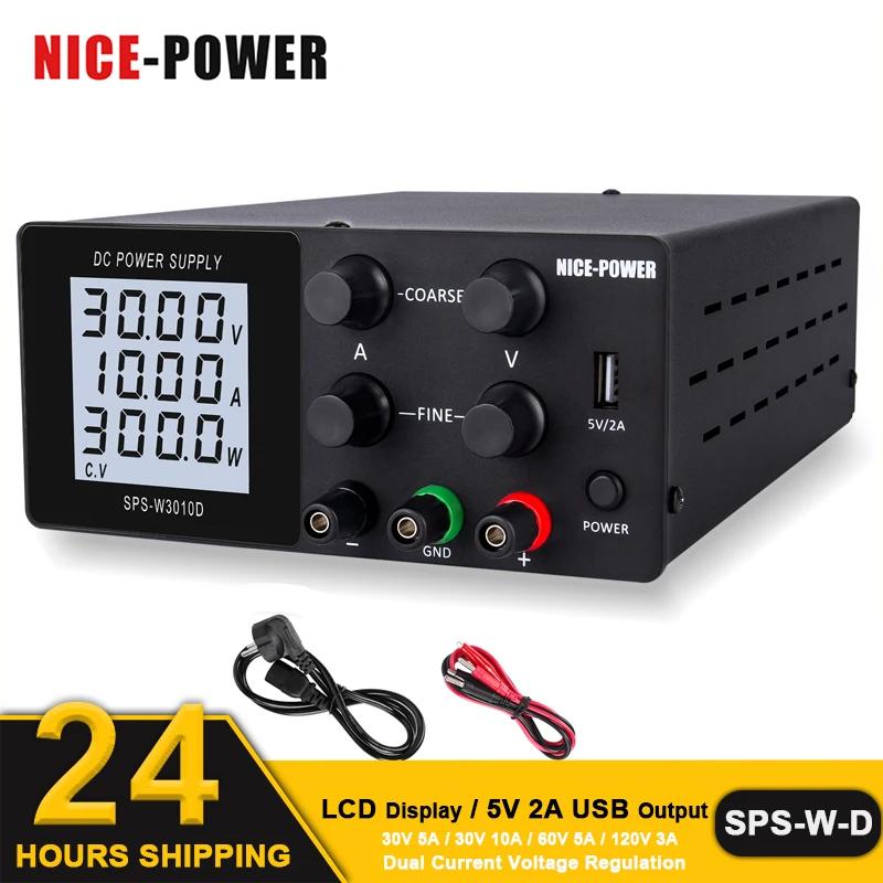 Nice-power LCD ġ    ġ 30V 10A 24V 12V   ȭ 4  DC  ַ ҽ USB 5V 2A ȭ   